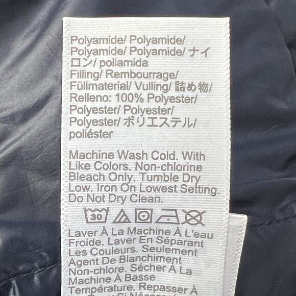 J. Crew Crewcuts Boy Navy Blue Lightweight Packable Puffer Jacket CB277 S 6-7 - Picture 8 of 11